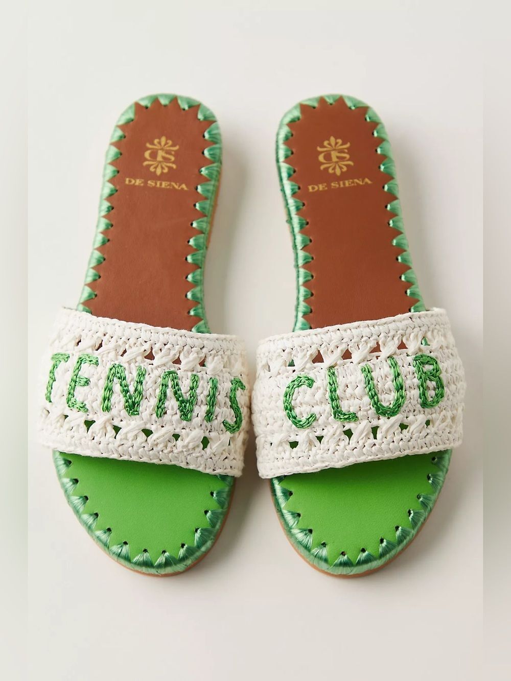 New Free People Tennis Club Slide Sandals Size 39